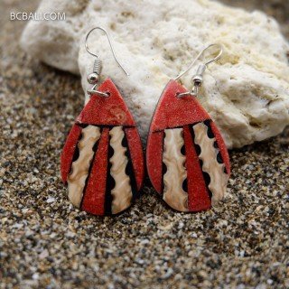New Design Shell Earrings Originally Handmade in Bali